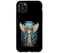 Mosaïque en vitrail Ange Extraterrestre pour fenêtre Coque pour iPhone 11 Pro Max