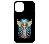 Mosaïque en vitrail Ange Extraterrestre pour fenêtre Coque pour iPhone 12/12 Pro