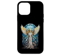 Mosaïque en vitrail Ange Extraterrestre pour fenêtre Coque pour iPhone 12 Mini