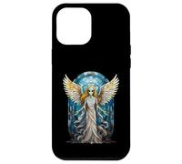 Mosaïque en vitrail Ange Extraterrestre pour fenêtre Coque pour iPhone 12 Pro Max