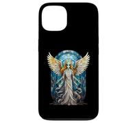 Mosaïque en vitrail Ange Extraterrestre pour fenêtre Coque pour iPhone 13