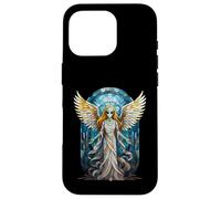 Mosaïque en vitrail Ange Extraterrestre pour fenêtre Coque pour iPhone 16 Pro
