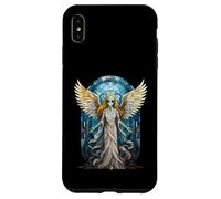 Mosaïque en vitrail Ange Extraterrestre pour fenêtre Coque pour iPhone XS Max