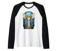 Mosaïque en vitrail Ange Extraterrestre pour fenêtre Manche Raglan