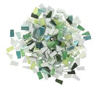 Mosaïque Fragments Verts Forme Irrégulière pour Loisirs Créatifs DIY