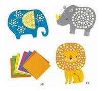 Mosaïque Jungle douce Orange G