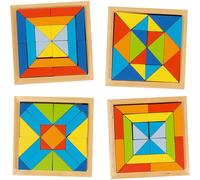 Mosaïque monde des formes goki set de 4
