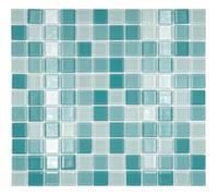 Mosaïque - MOSANI - MOS62-0602 - Pâte de Verre - Vert Turquoise - Salle de Bains