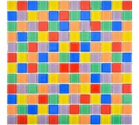 Mosaïque - MOSANI - MOS63-1234 - Pâte de verre coloré - 0,09 m² - Résistant au gel