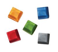 Rayher - Assortiment de pierres de mosaïque multicolore verre souple brillant 1x1 cm env. 525 pièces