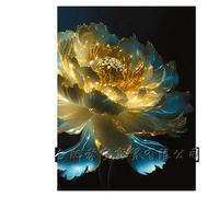 Mosaïque Strass Carrée Peinture À Suspendre Pour Salon Avec Combinaison De Fleurs En Diamant Complet, Peinture Sur Maçonne Loisir Créatif Débutant, Idée Cadeau Original Pour Noël