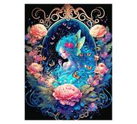 Mosaïque Strass Carrée Peinture De Fille De Dessin Animé Peinture Au Diamant Faite À La Main Ab Diamant Salon Loisir Créatif Débutant, Idée Cadeau Original Pour Noël