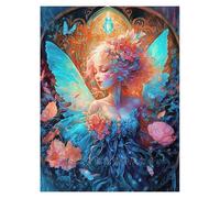 Mosaïque Strass Carrée Peinture De Fille De Dessin Animé Peinture Au Diamant Faite À La Main Ab Diamant Salon Loisir Créatif Débutant, Idée Cadeau Original Pour Noël