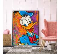 Mosaïque Strass Carrée Peinture De Salon Entièrement En Diamant Avec Personnage De Dessin Animé Faite À La Main Loisir Créatif Débutant, Idée Cadeau Original Pour Noël