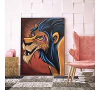 Mosaïque Strass Carrée Peinture De Salon Entièrement En Diamant Avec Personnage De Dessin Animé Faite À La Main Loisir Créatif Débutant, Idée Cadeau Original Pour Noël