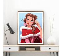 Mosaïque Strass Carrée Peinture Diamant 3d Carrée Et Ronde Faite À La Main Avec Motif De Princesse Et De Dessin Animé Loisir Créatif Débutant, Idée Cadeau Original Pour Noël