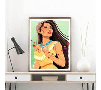 Mosaïque Strass Carrée Peinture Diamant 3d Carrée Et Ronde Faite À La Main Avec Motif De Princesse Et De Dessin Animé Loisir Créatif Débutant, Idée Cadeau Original Pour Noël