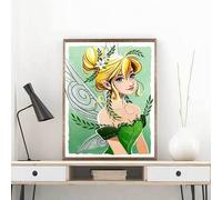 Mosaïque Strass Carrée Peinture Diamant 3d Carrée Et Ronde Faite À La Main Avec Motif De Princesse Et De Dessin Animé Loisir Créatif Débutant, Idée Cadeau Original Pour Noël