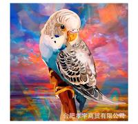 Mosaïque Strass Carrée Peinture Et Broderie Au Diamant Faites À La Main Avec Éléphant, Écureuil Et Oiseau Loisir Créatif Débutant, Idée Cadeau Original Pour Noël