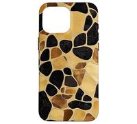 Mosaïque Tortue - Motif Carrelage Abstrait Brun Doré Coque pour iPhone 16 Pro Max