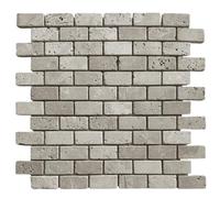 Mosaïque Travertin Vieilli Ivoire, Revêtement Intérieur et Extérieur de Luxe