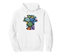 Mosaique Verre Marin De Plage Collectionneur Art Sweat à Capuche