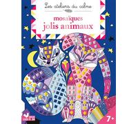 Mosaïques mousse - Jolis animaux - pochette avec accessoires - Cinzia Sileo - Deux Coqs D'or - Poche - Document jeunesse