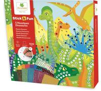 Stick'n fun mosaïques Dinosaures multicolore TU