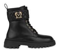 Moschino Biker Calfskin Ankle Boots Black Taille: 38 | Bottes Outlet | Femme | Le Noir
