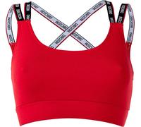 MOSCHINO Bustier femme - Bandeau, Soutien-gorge de sport, Coton Stretch, uni Rouge XS