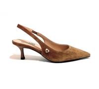 Moschino Chaussures femme Love escarpins en daim cognac, cognac, 39 EU