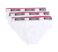 Moschino - Logo Band set of 3 briefs - Homme - Sous-vêtements - Blanc - Taille: L