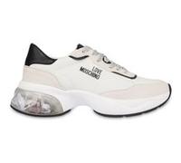 Moschino Crystal Love Calfskin And Split Leather Sneakers White Taille: 37 | Baskets Outlet | Femme | Blanche