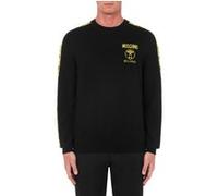 Moschino Double Question Mark Wool Sweater Black Taille: 56 | Pulls Outlet | Homme | Le Noir