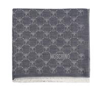 Moschino, Femme, Accessoires, Gris, Taille: ONE Size Scarf with monogram