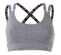 MOSCHINO Femme Bustier - Bandeau, Sport-BH, Coton Élastique, Uni