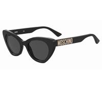 Moschino Femme MOS147/S 807/IR Lunettes de soleil Acétate Noir Gris Cat Eye Normale