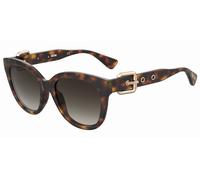 Moschino Femme Moschino MOS143/S 05L/HA Lunettes de soleil Injecté Havane Marron Papillon Normale Ombré
