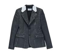 Moschino, Femme, Vestes, Gris, Taille: 40 FR Giacca Alta Sartoria