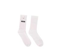 Moschino - Goose Terry Socks - unisex - Sous-vêtements - Blanc - Taille: ONE Size