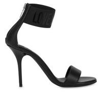 Moschino High Nappa Leather Sandals With Elastic Black Taille: 39 | Sandales Outlet | Femme | Le Noir