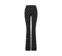Moschino - Leggings en jersey technique imprimé - Femme - Pantalons - Noir - Taille: 42 FR