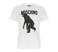 Moschino - T-shirt avec logo - Homme - Tops - Blanc - Taille: L