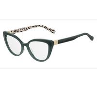 MOSCHINO LOVE lunettes, modèle MOL500, couleur ANIMALIER vert, verre 54 mm, pont 17 mm