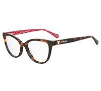 MOSCHINO LOVE lunettes, modèle MOL640, couleur havana PATTERN, verre 54 mm, pont 16 mm