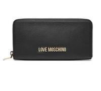 Moschino Love Wallet Femme Fermeture Éclair Autour Noir JC5611 Noir, Jc5700 Noir, Taille unique, Décontracté