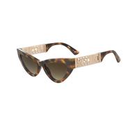 Moschino - Lunettes Authentiques avec Service Haut de Gamme - Femme - Accessoires - Brun - Taille: 55 MM