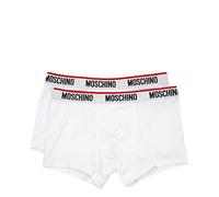 MOSCHINO Pack 2 Boxers pour Homme avec Logo et Vivant Rouge Modèle A1394 4300