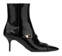 Moschino Patent Leather Ankle Boots Black Taille: 37 | Bottes Outlet | Femme | Le Noir