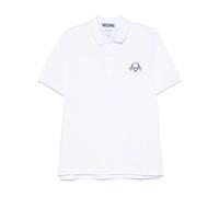 Moschino - Polo avec logo de l'ours en peluche - Homme - Tops - Blanc - Taille: XL